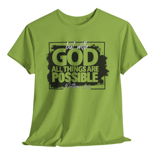 All Things Are Possible Tee Lime