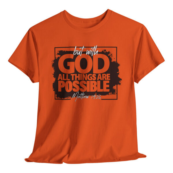 All Things Are Possible Tee Orange