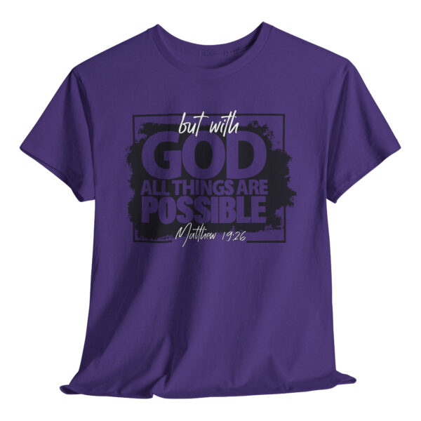 All Things Are Possible Tee Purple