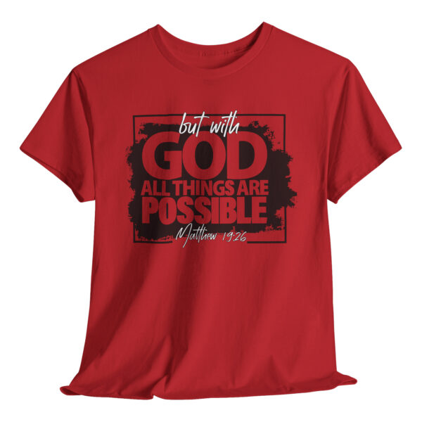 All Things Are Possible Tee Red